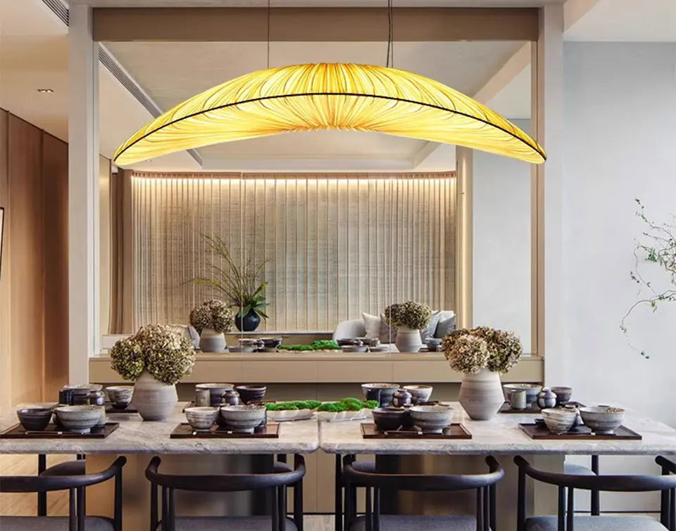 Minimalist Cloth Led Pendant Lights Designer Sailboat Ceiling Hanging Lamps Living Room Bedroom Decor Luxury Lighting Lamps