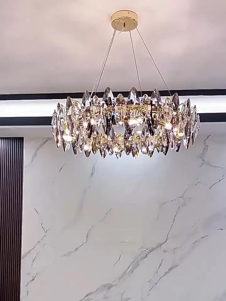 Home Decoration Pendant Lights Luxury Crystal Living room Chandelier Dining room Pendant lamp Ceiling Light indoor Lighting