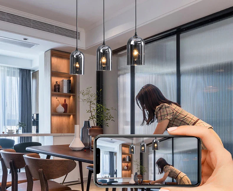 Modern dining room lamparas decoracion hogar moderno smart Pendant lights decoration salon Chandeliers for dining room